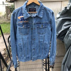Members Only Looney Tunes Space Jam Denim Jacket 