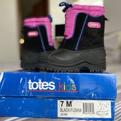 Totes Kids Snow Boots Size 7m