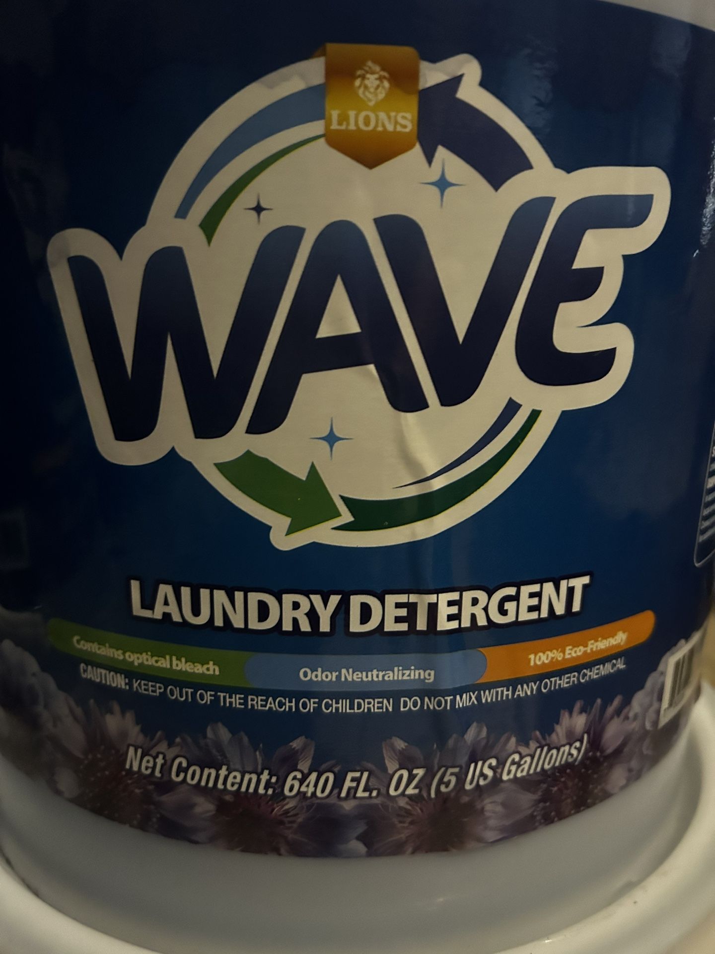Wave Landry Detergent 5 Gallon Buckets $45 Each (8 Total In Stock)