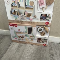 Brand new Fisher Price Wooden Toys Set