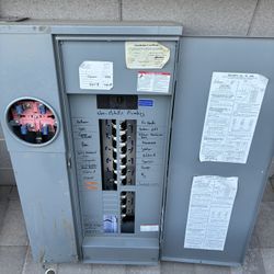 Square D Main Electrical Box. Residential. 