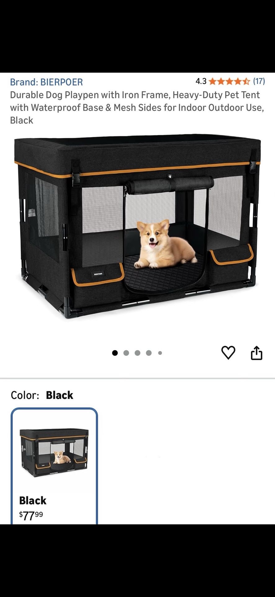 Durable Dog Playpen