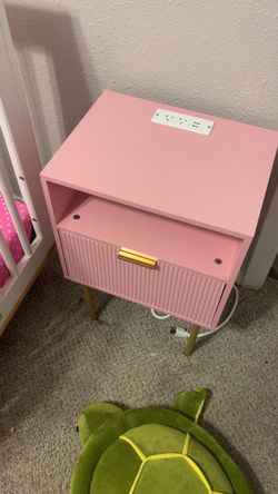Bed mattress and nightstand
