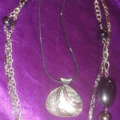 Lia Sophia Pendant & 2 Strands to Compliment Lia