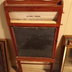 1940s Child's Blackboard Easel