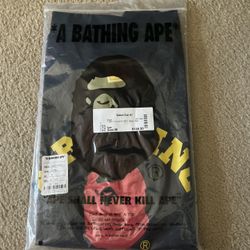 A Bathing Ape Tee Red And Yellow 