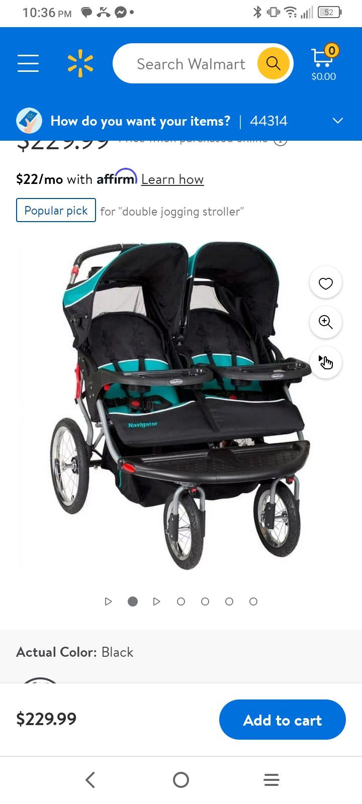 Double Baby Stroller. 