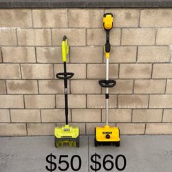 DeWalt 20V & RYOBI ONE+ 18V Snow Shovels **SEE PHOTO FOR PRICING**