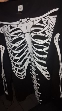 Need a Halloween Shirt Costume? Skeleton Shirt