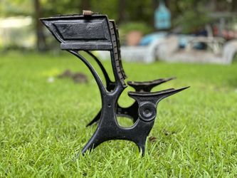 Vintage Wood and Cast Iron School Desk - Cast Iron Sides Only