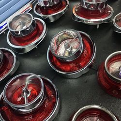 63 Impala Tail Light Bezels Set