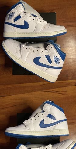 Air Jordan 1 Mid Industrial Blue