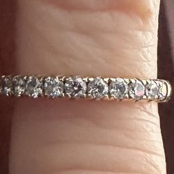 Natural Diamond Wedding Band 14k