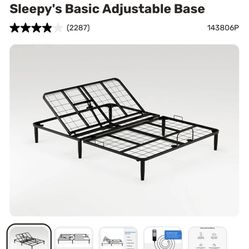 Sleepys Adjustable King Size Bed Frame 