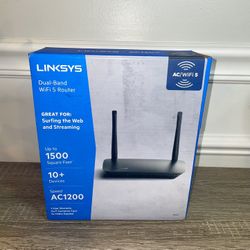 Linksys E5400 WiFi 5 Router Dual-Band AC1200 Black…(#17)