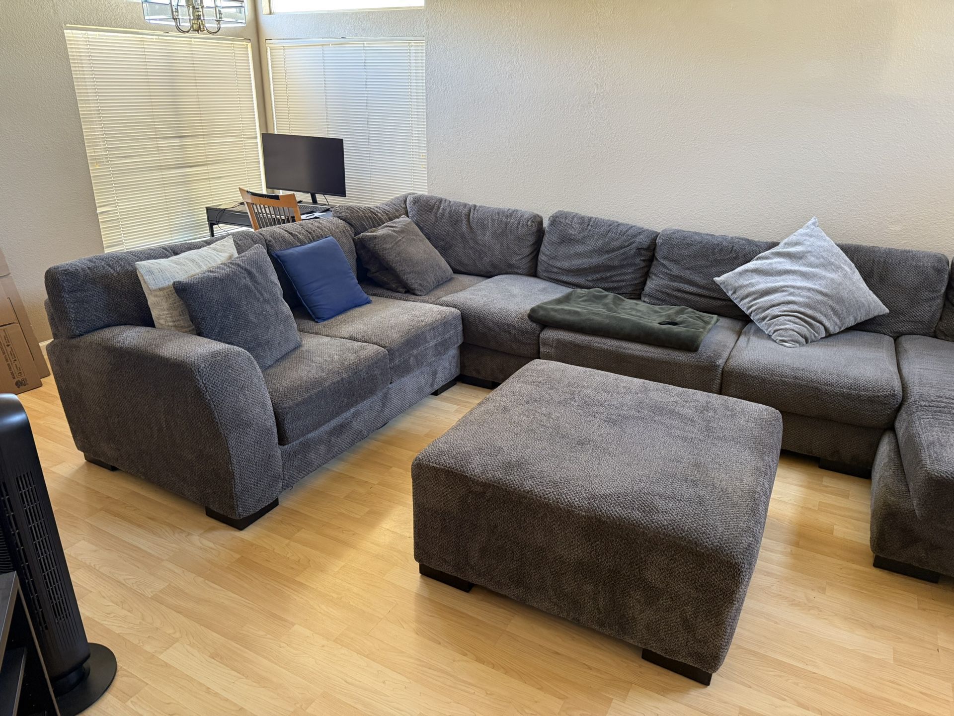 Grey Sectional Couch 