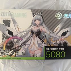 New ZOTAC RTX 5080 Apocalypse White GPU