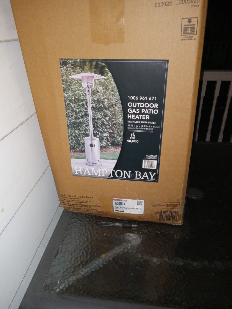 OUTDOOR GAS POWER HEATER BRAND NEW NEVER OPENED