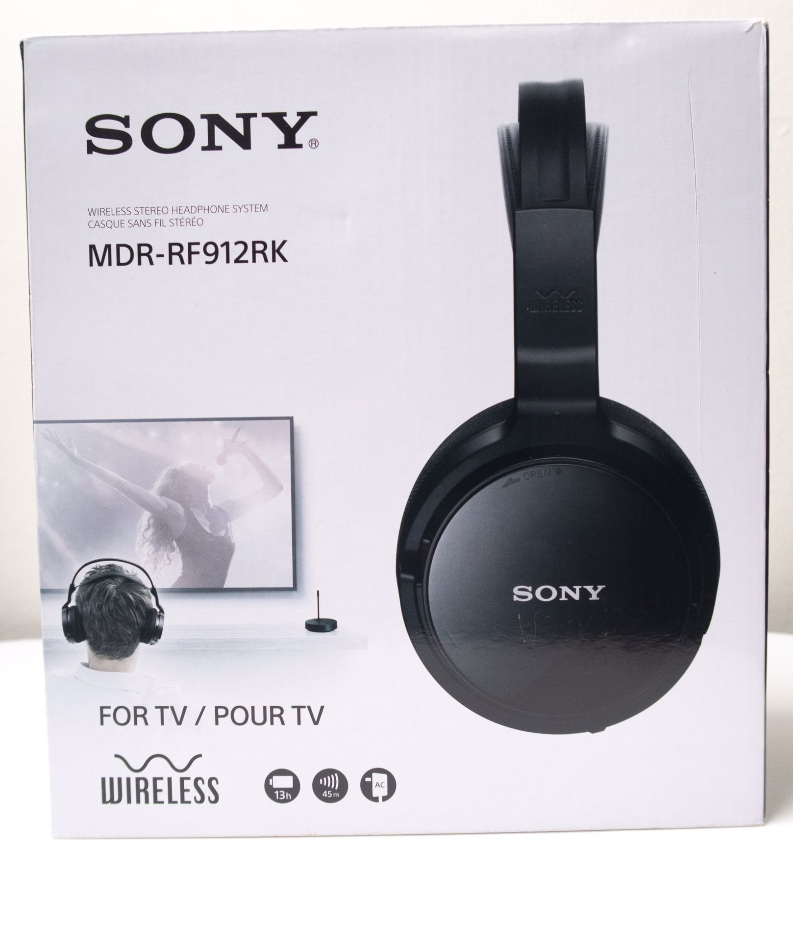 Sony Wireless RF Headphones for Watching TV (MDR-RF912RK)