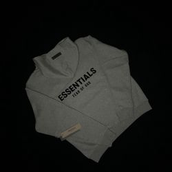 Essential hoodie Dark Oatmeal Sizes XS-XL Authentic 