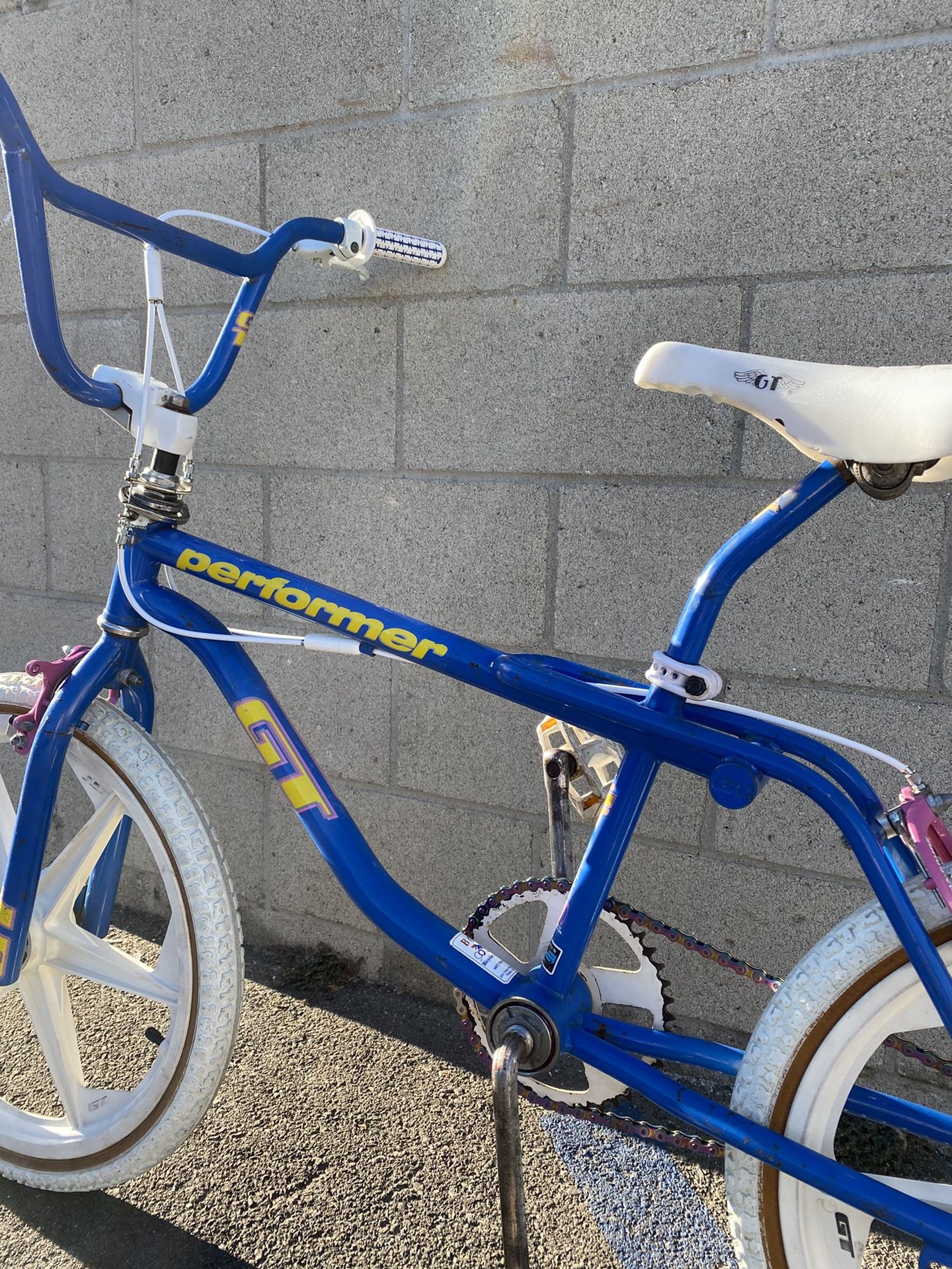 1990 GT Performer bike GT performer original gt mags GT freestyle bmx