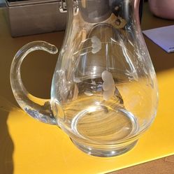 Crystal Large Princess House Pitcher