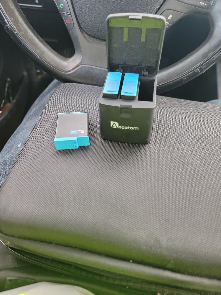 Gopro Batteries And Triple Charger