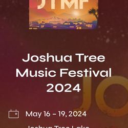 Joshua Tree Music Festival  May 