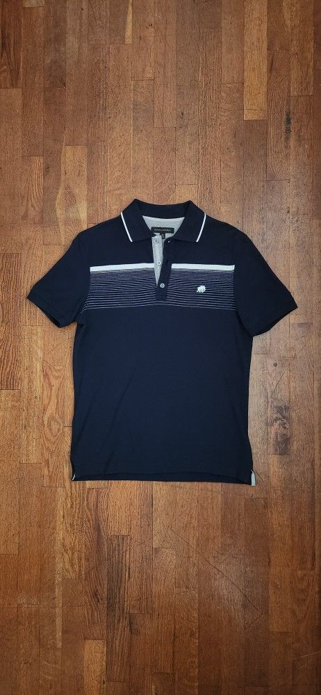 Banana Republic Men's Navy Blue Polo (Size: XS)