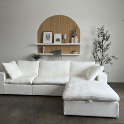 White Cloud Sectional Couch