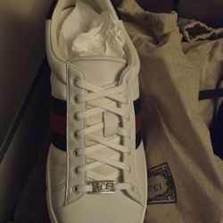 Gucci Ace Reweb Sneakers Size 12 US