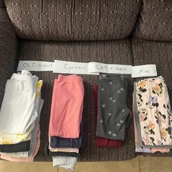 Girls toddler  4T pants leggings 15 Pairs like new: Carter’s, Cat n Jack, Old Navy & Minnie Mouse 