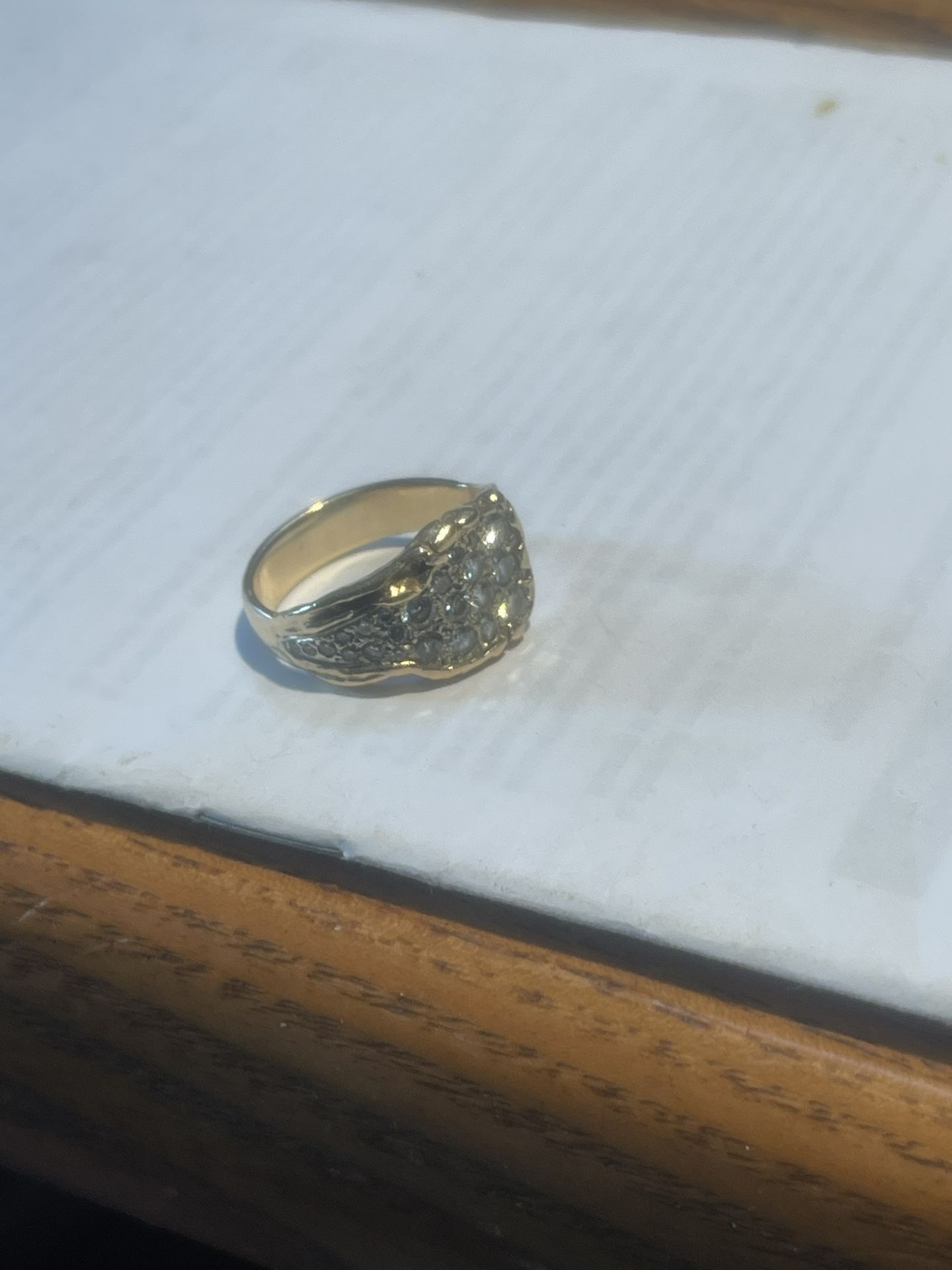 Gold and Diamond Ring