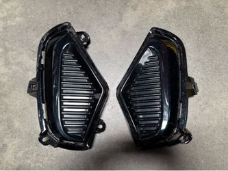 2019 20 21 22 23 24 Toyota RAV4 OEM Glossy Black Fog Bezel Covers