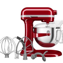 KitchenAid 6 Quart Bowl-Lift Stand Mixer with Attachments and Pouring Shield (BRAND NEW IN BOX)