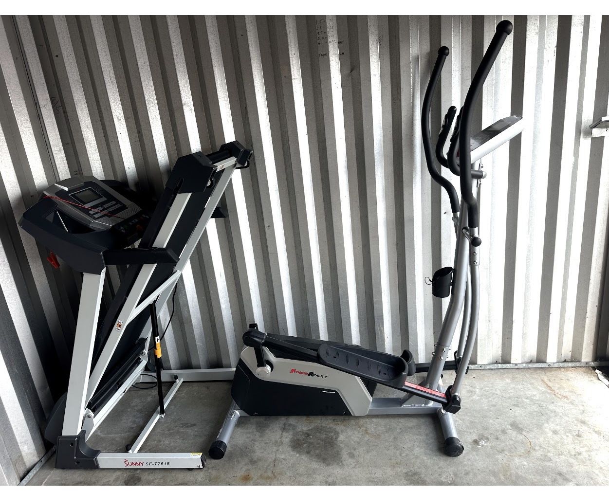 Treadmill and Elliptical