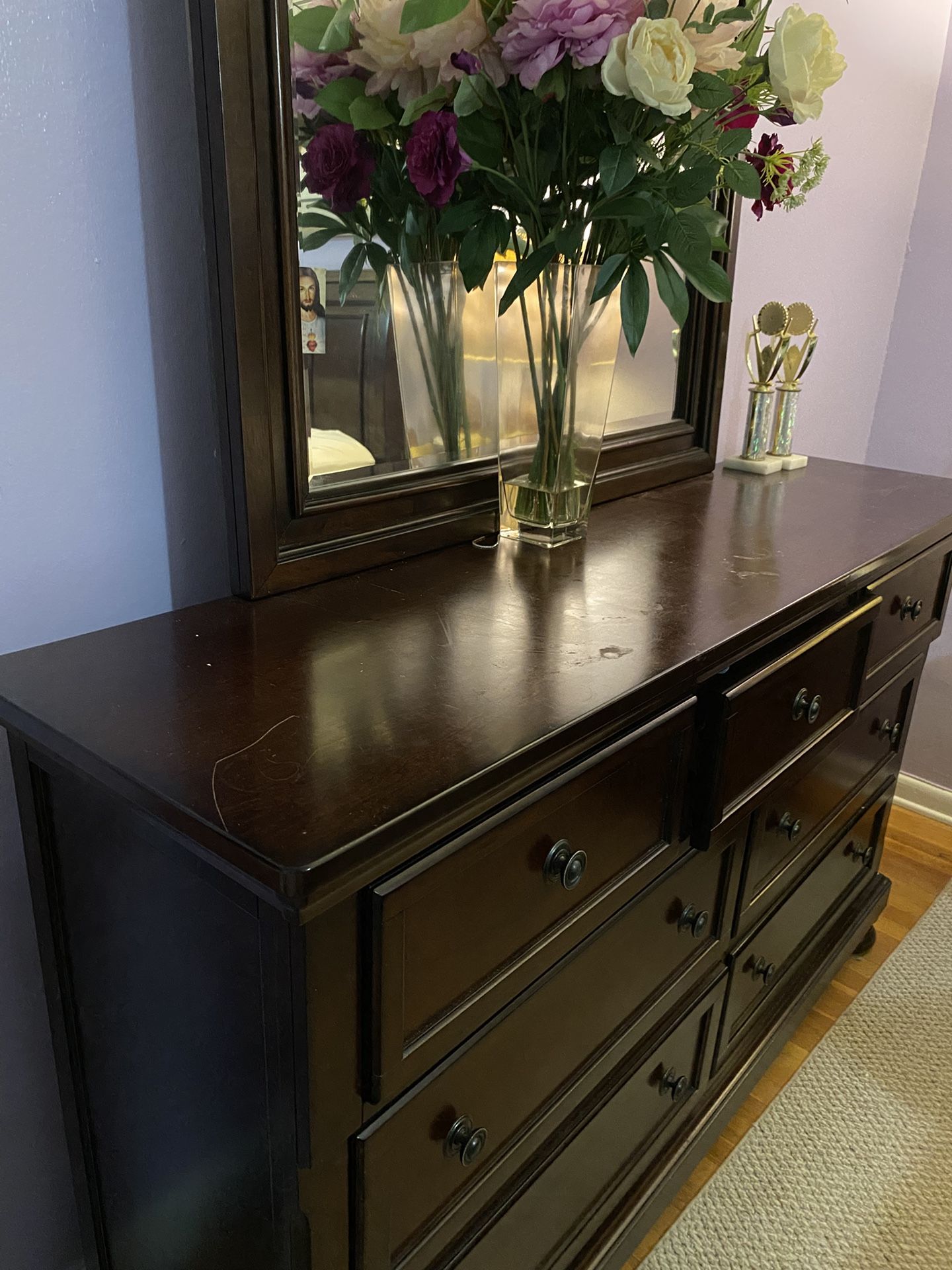 Bureau With Mirror