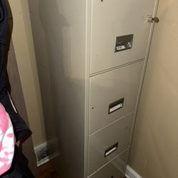 Locking Fireproof Filing Cabinet