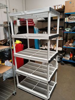 Plastic 5 shelf Rack