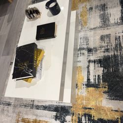 LED Coffee Table - White (gloss finish)