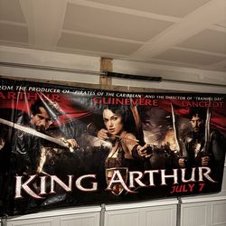 King Arthur 12’ x 5’ banner