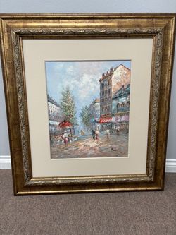 Painting Downtown 43 1/2 X 39 1/2