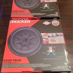 NEW!! 10" KICKER shallow-mount subs