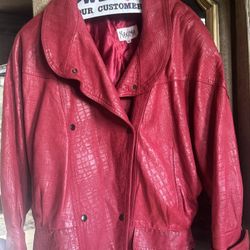 Leather jacket