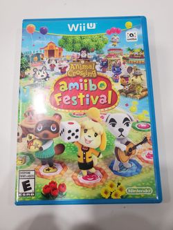 Animal Crossing Amiibo Festival Wii U CIB