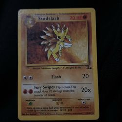 Sandslash Pokémon Card 