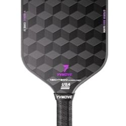 YVmove T800 Carbon Fiber Pickleball Paddle – 16mm Core, Spin & Control, USAPA open box new selling for only $50