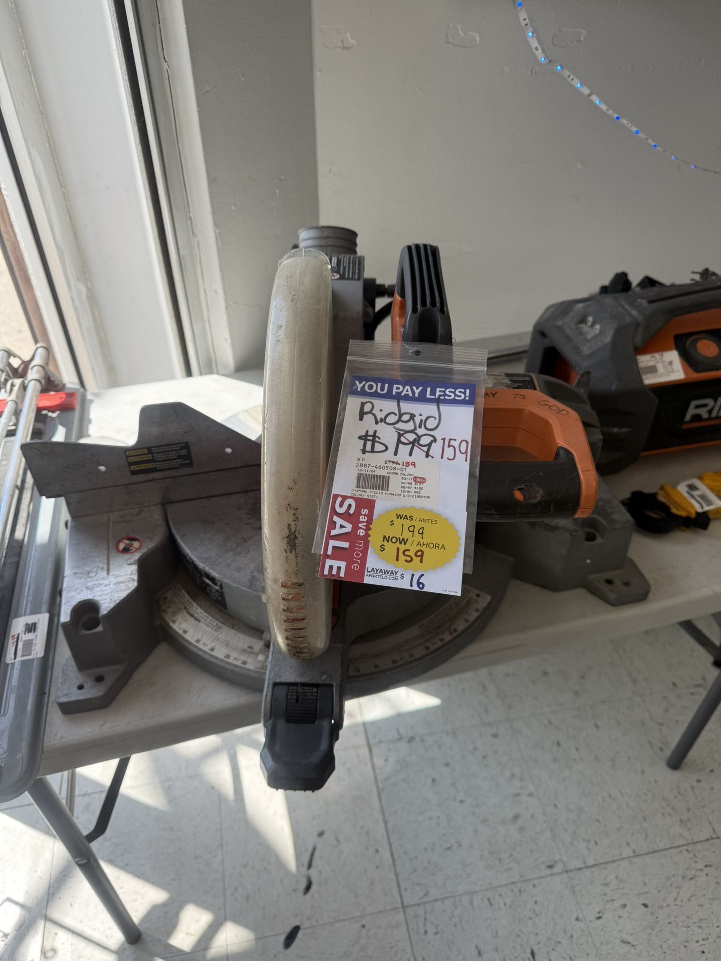 Ridgid Table Saw