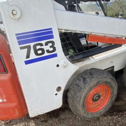 1989 bobcat 763. Newer engine out of a reefer cooler. Very little hours.