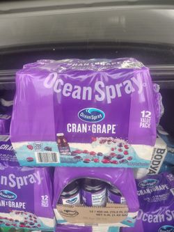 Ocean Spray Cran-Grape Juice 12-Pack 15.2 fluid ounce